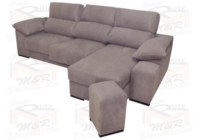 CHAISELONGUE 1300 EXTENSIBLE RECLINABLE +2 PUFF