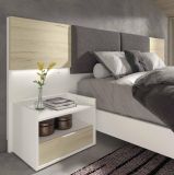 DORMITORIO KLOSET C026 CABECERO +2 MESITAS SIN LED