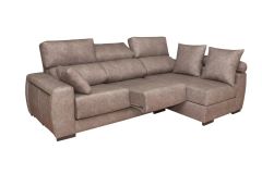 CHAISELONGUE 1200 EXTENSIBLE RECLINABLE +2 PUFF 