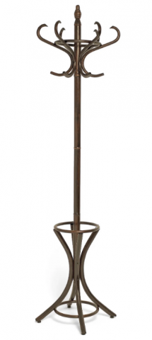 PERCHA DE PIE 75184 MADERA NOGAL F098 183CM
