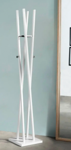 PERCHA DE PIE 470 BLANCO F027 182CM