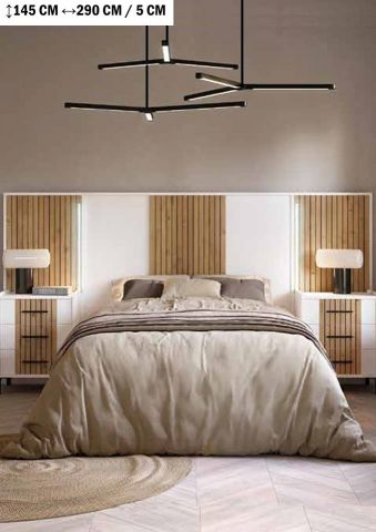 CABECERO MATRIMNIO CON LED CAPRICHO
