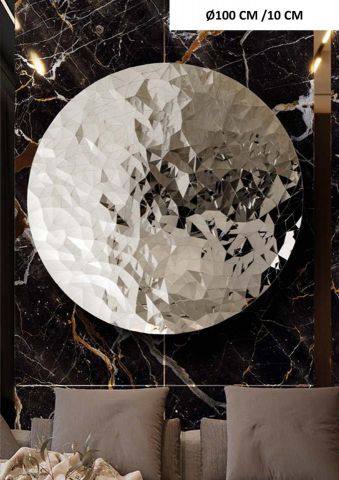 DECORACIÓN DE PARED PLATA CIRCULAR SCHULLER